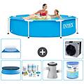 - piscina fuori terra in giro 244x51 cm blu include accessori coordinati a1429