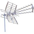 antenna digitale terrestre combo vhf-uhf ch. 5-12-21-69 guad. 7-10db-10-14db 28 elementi