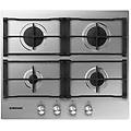 piano gas 4f 60cm inox