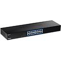 switch teg-s17 16 porte gigabit ethernet full duplex con montaggio rack