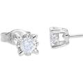 orecchini lobo punto luce diamazing oro bianco diamante collezione diamazing oro bianco