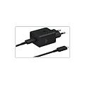 caricabatteria 45w con cavo usb-c/usb-c da 45w nero
