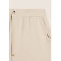 bermuda in jersey con spacchi laterali sul fondo whitecup gray donna medium