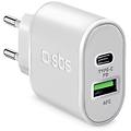 caricabatterie caricatore 20 watt ricarica ultra rapida e due porte usb
