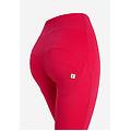 pantaloni wr. up vita alta bustier in jersey tinto capo bright rose donna small