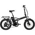 bici fat pieghevole motore al mozzo da 36v e batteria sottosella da 375wh