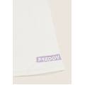 gonna bambina a trapezio in cotone texturizzato bianco junior 12 anni