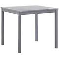 - tavolo da giardino grigio 80x80x74 cm legno massello di acacia