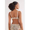 reggiseno balconcino sofia stampa animalier serpente seductive glamour donna stampa taglia 2e