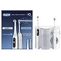 braun oral-b io6 & oxyjet adulto spazzolino rotante-oscillante bianco (8006540841204)