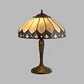 lampada da tavolo pearl stile tiffany alta 53 cm
