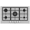 - piano cottura gm973xf a gas 5 fuochi gas colore acciaio inox
