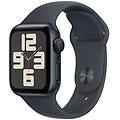 watch se gps 40mm cassa alluminio mezzanotte con mezzanotte sport band m/l