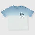 t-shirt in jersey da bambino blu taglia 12m