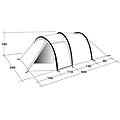 earth 5 tenda tunnel black/grey