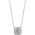 collana diamante acquamarina gioiello azzurra prestige caratura maggiore di 1 glq 312