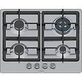 serie 4 pgh6b5k90 piano cottura a gas 60 cm 4 fuochi acciaio inox