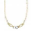 collana donna oro bianco giallo gl101743