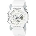 orologio g-shock classic bianco multifunzione uomo ga-2300-7aer