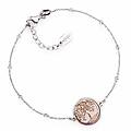 bracciale con charms fissi donna argento 925 gioiello albero della vita bral3