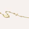 bracciale rosario holy oro giallo collezione holy oro giallo