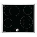 - piano cottura t16bt76n0 elettrico 4 zone cottura da 58. 3 cm colore nero