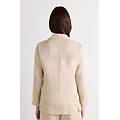 giacca in tela di lino the pure linen donna naturale taglia l
