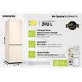 frigo combi 390lt h203 nf sabbia d rb38c603de
