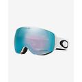maschera flight deck m matte white con lenti prizm sapphire