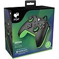 controller wired neon black compatibile con ps5 e pc effetti luminosi led rgb