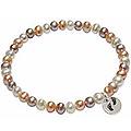 bracciale di perle donna argento 925 gioiello yel303-s9
