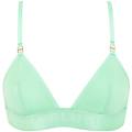 bluebella lulu reggiseno in cotone di bambù eco senza ferretto verde menta