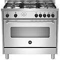 - cucina a gas amn965gxt 5 fuochi a gas forno a gas ventilato classe a+ dimensioni 90 x 60 cm colore