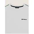 t-shirt manica lunga in jersey con cuciture a contrasto b. de blanc-quiet green uomo xx large