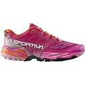 akasha ii scarpe trail running donna pink/orange 38 5 eu