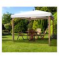 gazebo ischia 360x360 in legno losa esterni da vivere lo/gz360360sg naturale legno