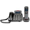 th21abb set composto da telefono con filo e cordless dect display illuminato segreteria telefonica