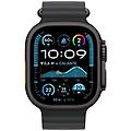 - watch ultra 2 gps + cellular 49mm cassa titanio nero con nero ocean band