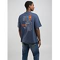 t-shirt in cotone con stampa