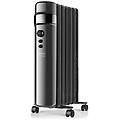 alpatec radiatore a bagno d'olio nero 1500w agadir 1500