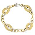 bracciale donna oro giallo bianco gl100262