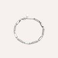 bracciale silver shine argento rodiato cubic zirconia collezione silver shine bianco