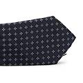 cravatta in seta blu-celeste