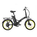 - ebike foldable piuma s+-nero/gialla