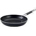 pentole padella svasata bassa alblack in alluminio antiaderente 3mm con manico cool diam. 28cm