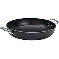 pentole tegame alblack in alluminio antiaderente 3mm due maniglie diam. 24cm