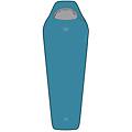 sacco a pelo a mummia zeta 150 sky blue 5°c blu