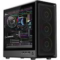 case pc meshcore 36b tower nero mid-tower atx vetro temperato