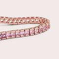 bracciale tennis silver rainbow argento rosa cubic zirconia collezione silver rainbow rosa