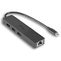 hub 2 in 1 advance series usb c black c31gl3slim